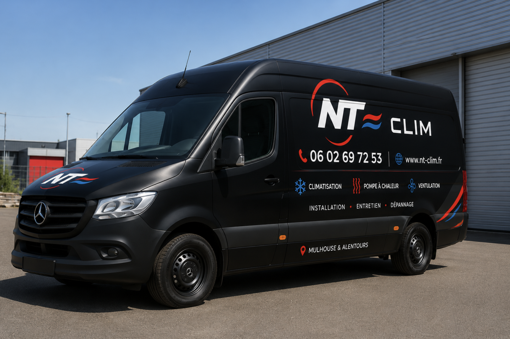 Camionette NT Clim climatisation pompe à chaleur Mulhouse Alsace